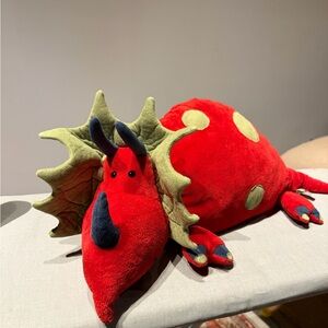 Jellycat Triceratops Cushkin Dino. Rare, HTF